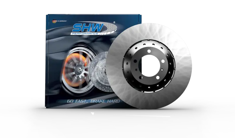 Shw 05-06 Porsche Cayenne S 4.8L Left Front Smooth Lightweight Brake Rotor (958615301) 1