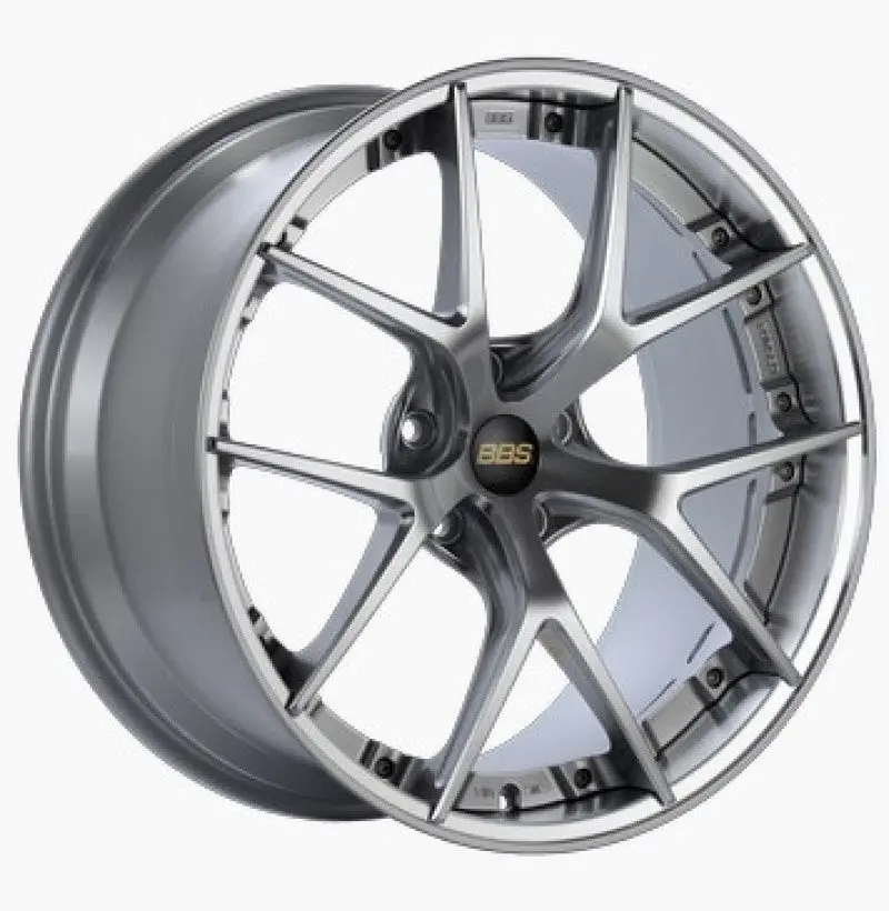 Bbs Ri-S Forged Alloy Wheel – 20×8.5 Inches, 5×112 Bolt Pattern, Et22 Offset, Diamond Silver Center & Cut Lip 1