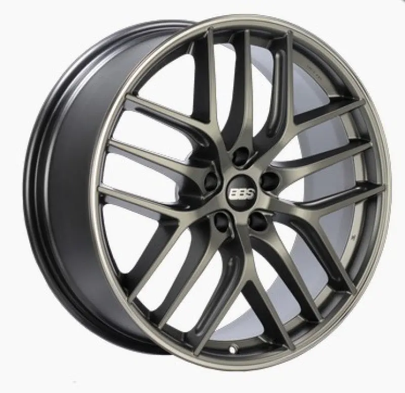 Bbs Cc-R Forged Alloy Wheel – 20X9.5 Inches, 5X120 Bolt Pattern, Et40 Offset, Satin Platinum 1