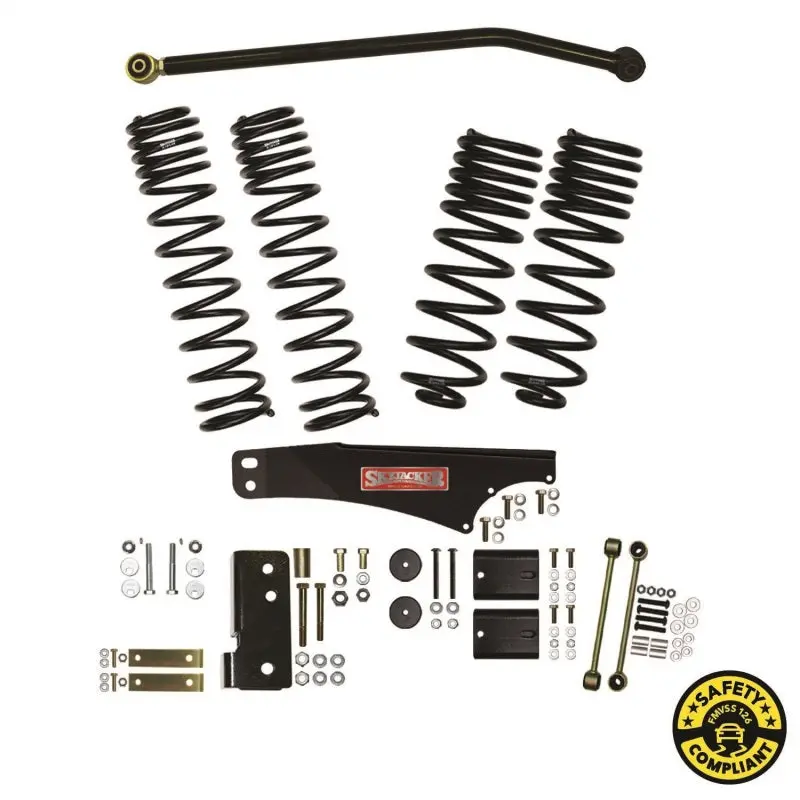 Skyjacker 3.5-Inch Lift Kit For 2007–2018 Jeep Wrangler Jk – Dual-Rate Long-Travel Springs Included 1