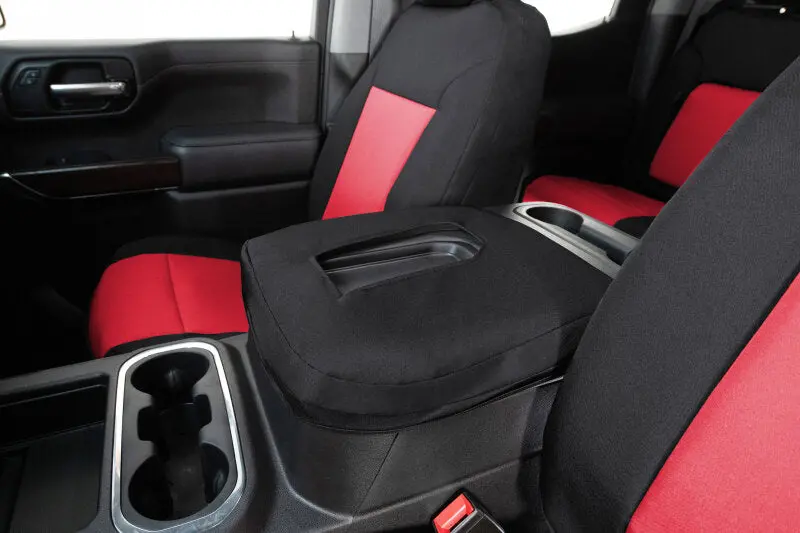 Covercraft Endura Precisionfit Seat Covers – Custom Second Row For 2019–2024 Nissan Altima (Red/Black) 1