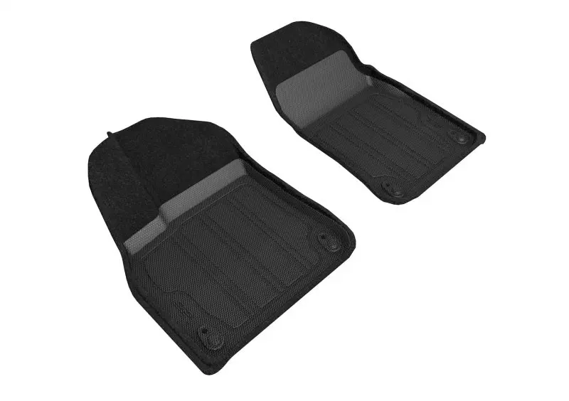 3D Maxpider Premium Floor Mats For 2019–2021 Porsche Cayenne & Cayenne Gts Hybrid – Elegant Black, First Row 1