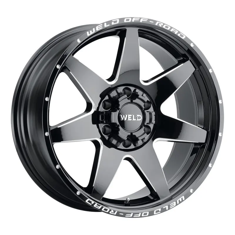 Weld Off-Road W109 20X10 Retaliate 5X139.7 5X150 Et-18 Bs4.75 Gloss Black Mil 110.2 1