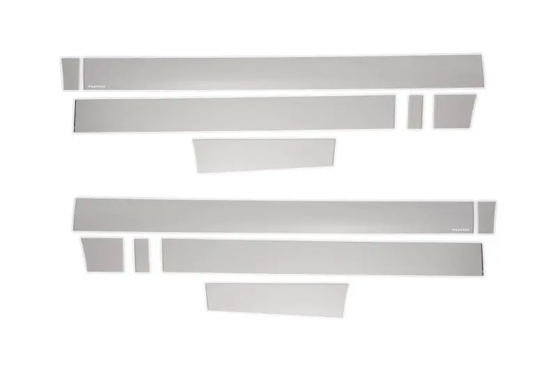 Putco 15-20 Ford F-150 Super Cab 6.5Ft Short Box (4.25In Tall - 12Pcs) Ss Rocker Panels 1