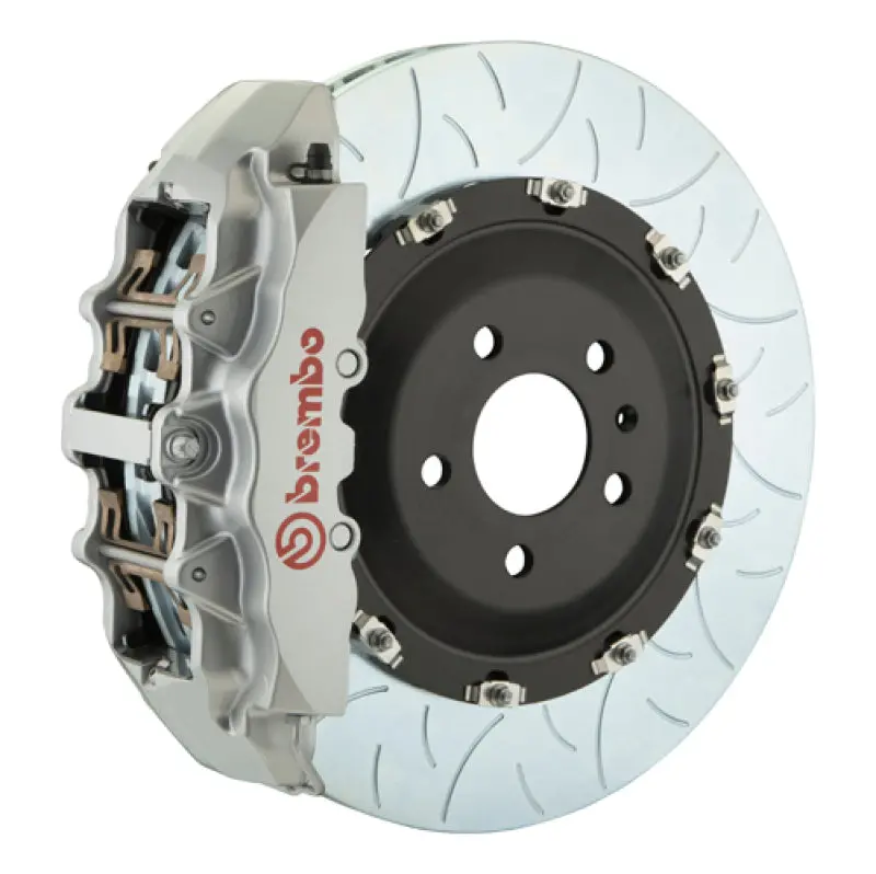 Brembo 18+ X3/19+ X4 Front Gt Bbk 6 Piston Cast 380X34 2Pc Rotor Slotted Type3-Silver 1