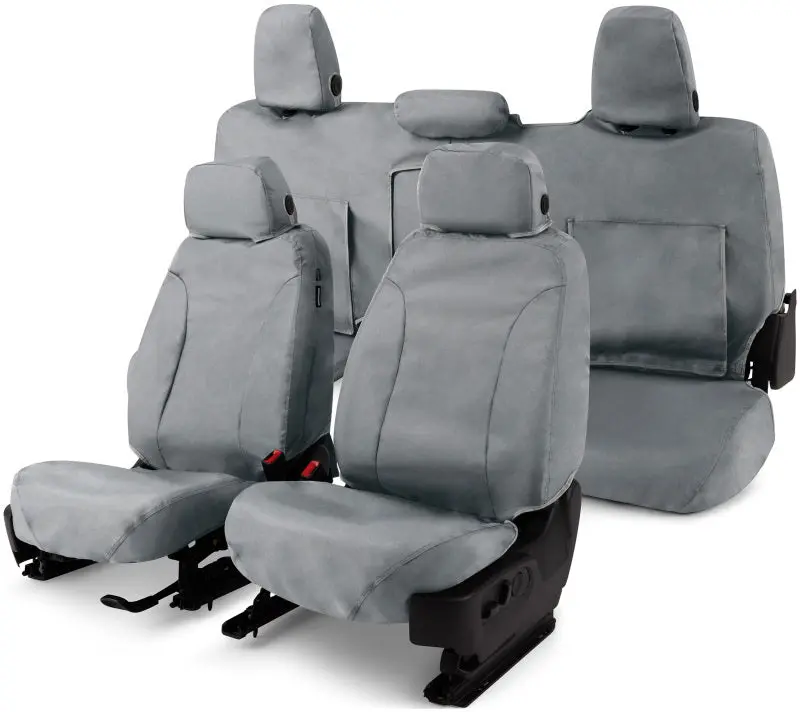 Covercraft Seatsaver Waterproof Polyester Front Seat Covers For 2023 Chevrolet Equinox — Grey 1