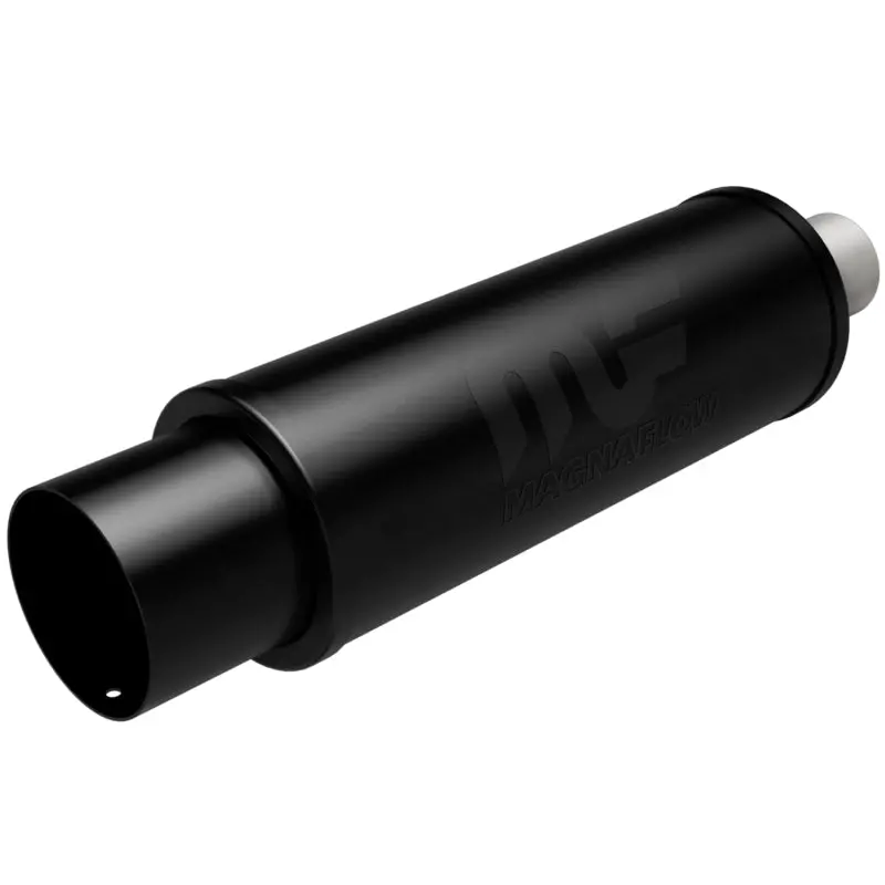 Magnaflow Stainless Steel Muffler With Black Tip – 14X5X5 Inches, 2.25-Inch Inlet/Outlet, Dual 4-Inch Tips 1