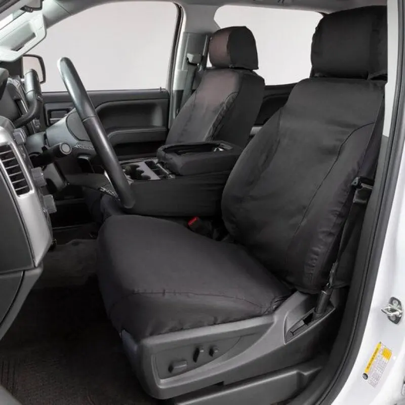 Covercraft Seatsaver Front Row Seat Covers – 2005–2015 Toyota Tacoma, Polycotton, Charcoal 1