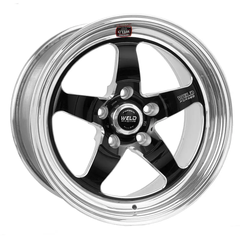 Weld S71 18X10 / 5X4.75 Bp / 5.6In. Bs Black Wheel (High Pad) - Non-Beadlock 1