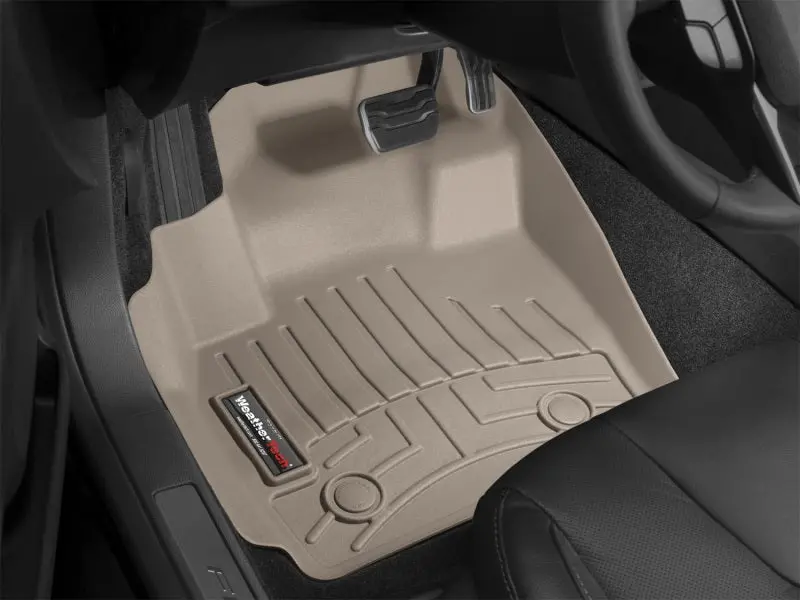 Weathertech Tan Front Floorliners For 2005–2011 Audi A6 And S6 1