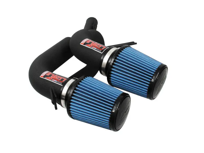 Injen Short Ram Intake System For 2008–2009 Bmw 535I E60 (3.0L L6) – Includes Twin Intake & Amsoil Filters, Wrinkle Black Finish 1