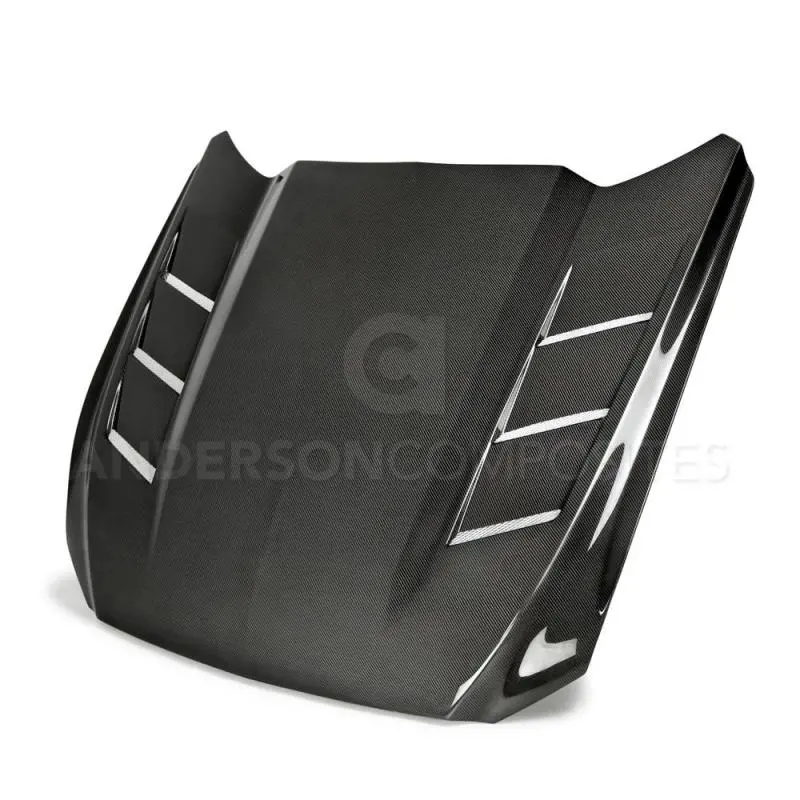 Anderson Composites Heat-Extracting Double-Sided Hood For 2015–2017 Ford Mustang (Excluding Gt350/Gt350R) 1