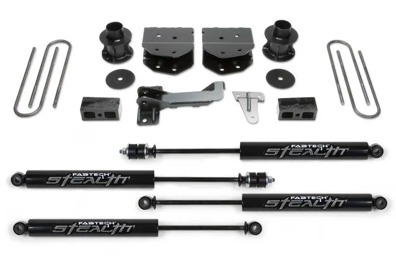 Fabtech 4-Inch Budget Lift System – Stealth Edition, For 2005–2007 Ford F250/F350 4Wd 1