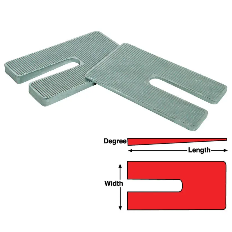 Spc Performance Zinc-Coated Shim Set – 2.5×5×3.0 Degree Alignment Correction 1