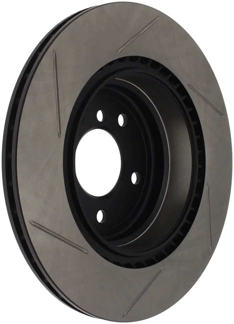 Stoptech Power Slot Slotted Rear Brake Rotor – Left Side, Fits 2006 Bmw 330I & 2007–2009 335I 1