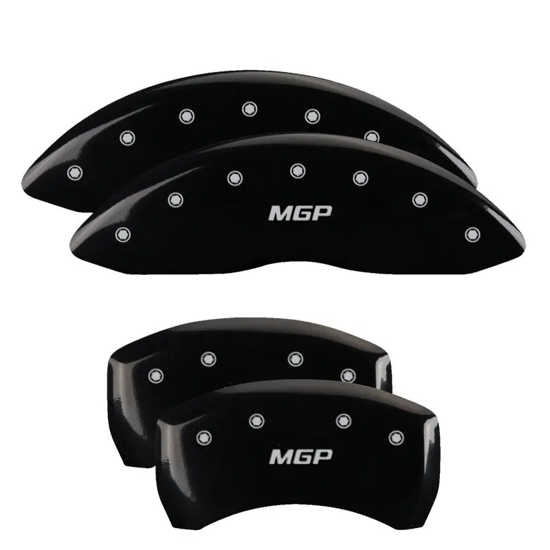 Mgp Engraved Caliper Covers For 2018–2019 Buick Regal Sportback – Front & Rear, Black Finish With Silver Lettering 1