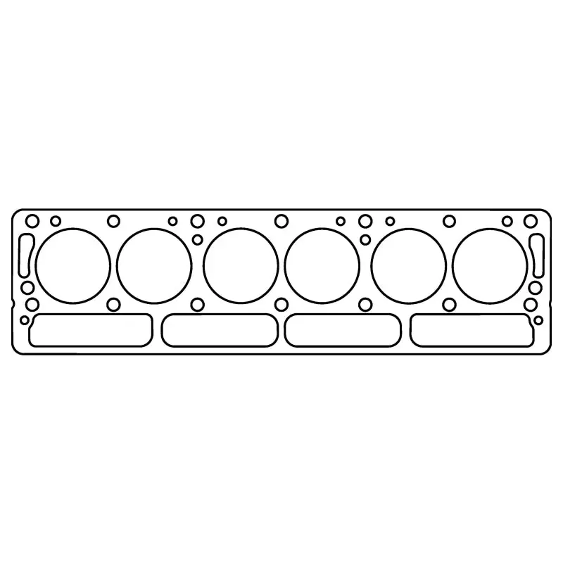 Cometic Triumph 1968-1971 Tr6 I6 .020In Copper Cylinder Head Gasket-76Mm Bore-Without Recessed Block 1