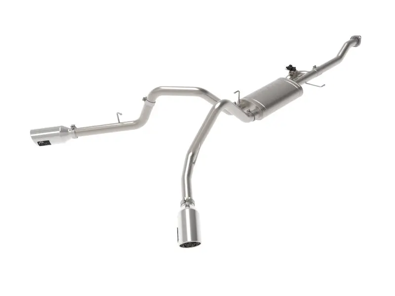Afe Gemini Xv 3In 304 Ss Cat-Back Exhaust 15-20 Ford F-150 V6 2.7L/3.5 W/ Polished Tips 1