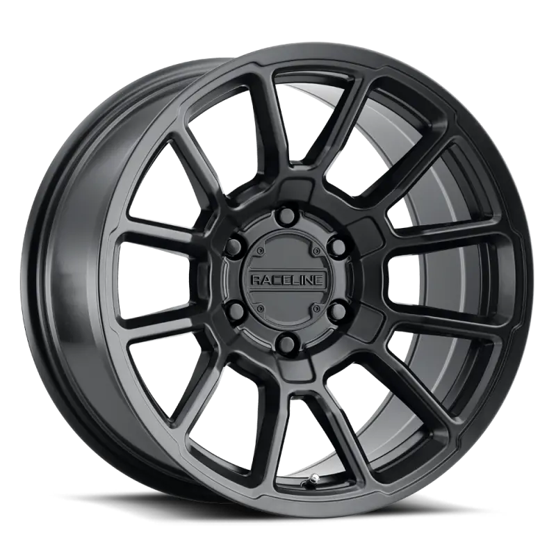 Raceline 950B Satin Black Alloy Wheel – 20X10", 8X165.1 Bolt Pattern, -19Mm Offset, 125.2Mm Center Bore 1