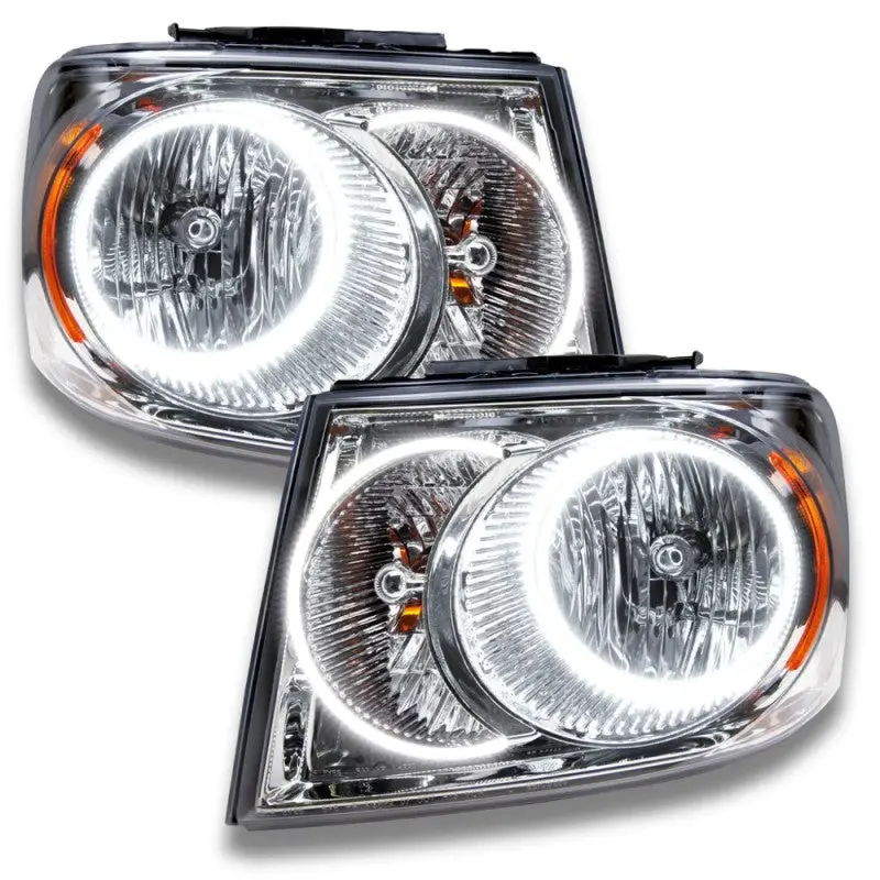 Oracle Colorshift Headlight Halo Kit For 2007–2009 Dodge Durango – Chrome Housing, Bc1 Controller Included 1