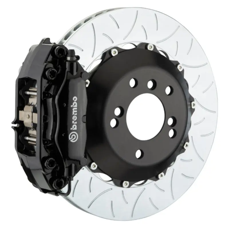 Brembo Gt Rear Big Brake Kit For 2008–2013 Bmw M3 (E90/E92/E93) – 345X28Mm Slotted Two-Piece Rotors, 4-Piston Calipers 1