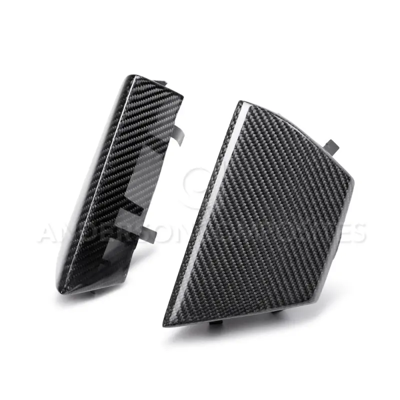 Anderson Composites Carbon Fiber Upper Grille Inserts For 2015–2017 Ford Mustang Shelby Gt350 1