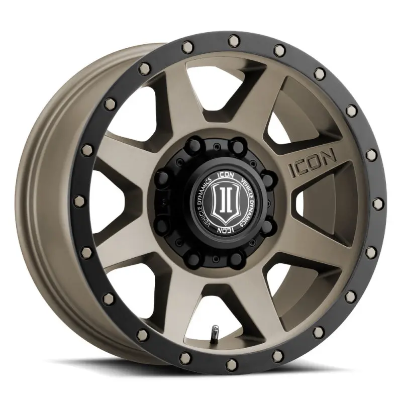 Icon Rebound Hd 18X9 8X180 12Mm Offset 5.5In Bs 124.2Mm Bore Bronze Wheel 1