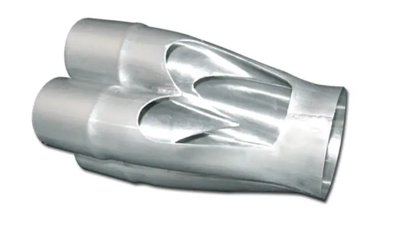 Vibrant Stainless Steel 4-1 Merge Collector – 2.125" Inlet, 3.5" Slip-Over Outlet (Single Unit) 2