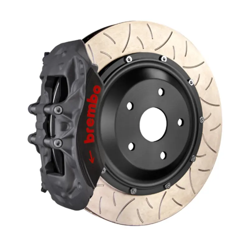 Brembo Pista Front Race Brake Kit For 2014–2020 Audi A3: 6-Piston Forged Calipers & 355X35Mm Two-Piece Rotors 1