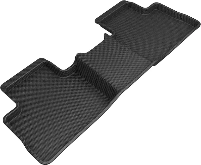 3D Maxpider Custom-Fit All-Weather Rear Floor Mats — Black Trim For 2019–2020 Toyota Rav4 Hybrid Kagu (2Nd Row) 1