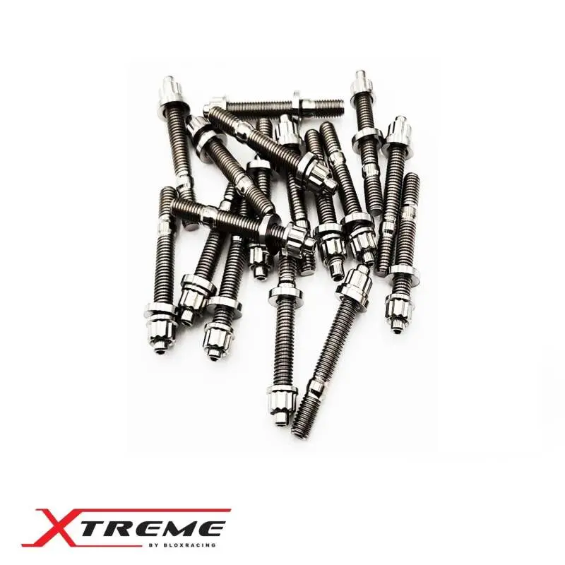 Blox Racing Titanium M8X1.25X65Mm Single-Piece Bolt – High-Strength, Lightweight Fastener 1