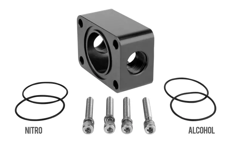 Aeromotive Spur Gear Fuel Pump Distribution Block – Dual An-06 Outputs 1