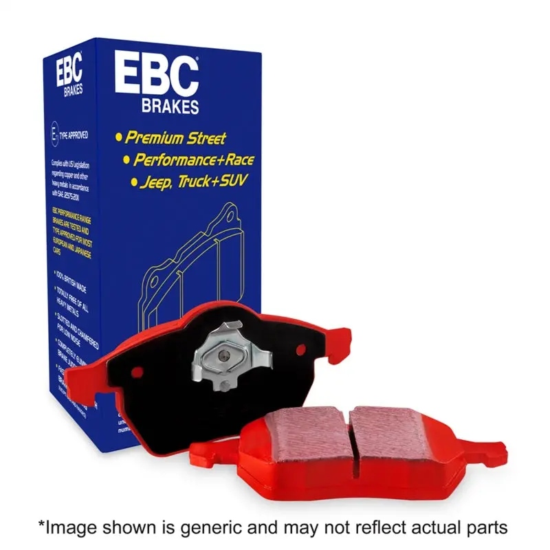 Ebc 20-24 Audi S6 2.9Tt (W/Cast Iron Rotors) Redstuff Rear Brake Pads 1